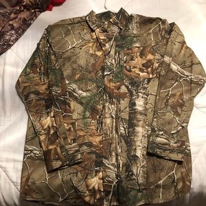 Camouflage dress shirt
